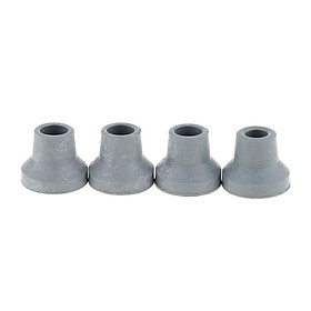 4pcs Anti-skid Stable Shock Absorb Walking Stick End Crutch Cane Tips 16mm