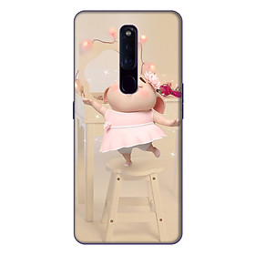 Ốp lưng điện thoại Oppo F11 Pro hình Heo Con Mặc Váy - Hàng chính hãng