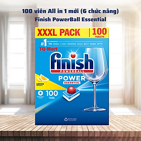 Viên rửa chén bát Finish All In One loại 90 viên, 120 viên