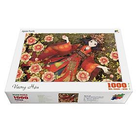 Hình ảnh Bộ tranh xếp hình jigsaw puzzle cao cấp 1000 mảnh ghép – Vương Hậu