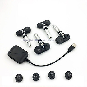 Cảm biến áp suất lốp xe ô tô VAN TRONG & NGOÀI, TPMS, tích hợp màn android trên xe ô tô