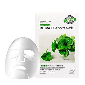 Mặt Nạ Rau Má 3W Clinic Essential Up Derma Cica 25ml