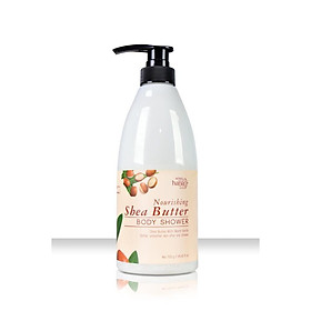 Sữa tắm dưỡng ẩm bơ sữa hạt mỡ riori nourishing shea butter body shower 750g - chiết xuất sữa dê và bơ hạt mỡ