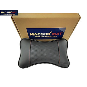 Gối tựa đầu ô tô chất liệu da Nappa nhãn hiệu Macsim mã HR54