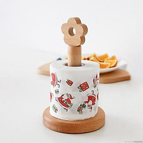 Mua Thanh Gỗ Giữ Cuộn Giấy Ăn Bằng Gỗ Beech Phong Cách Nhật Bản