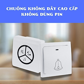 Mua Chuông Cổng Không Dây Chống Nước Không Pin Báo Khách