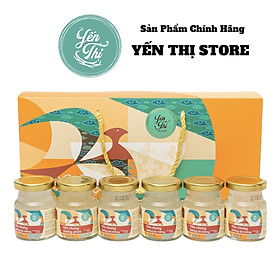 Yến Thị- Yến Chưng Không Đường -30 -Quà Tặng - Gói 6 Hũ - YC Đường Ăn Kiêng