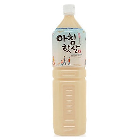 Nước Gạo Rang Woongjin Hàn Quốc Chai 1,5L Morning Rice x2 chai