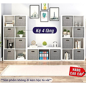 Mua Kệ Sách Tổ Ong Gỗ MDF FIVO FB01 Màu Trắng Sáng Tạo Đa Công Dụng Dễ Lắp Ráp