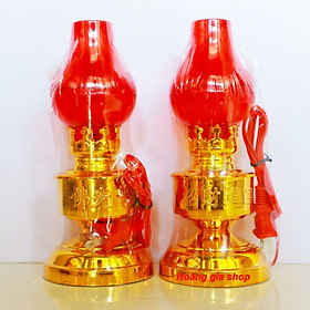 1 Bộ 2 đèn thờ cao 20cm rất đẹp đèn thờ ông địa,đèn thờ phật bà,đèn thờ phật