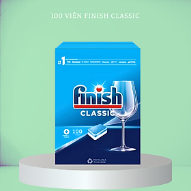 Viên rửa bát Finish Classic 100 viên/ hộp - Hương Chanh