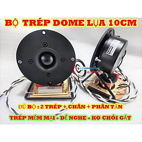 Mua BỘ 2 LOA BỔ SUNG TRÉP KASUN 10CM MÀNG LỤA - 2 TRÉP + CHÂN + PHÂN TẦN