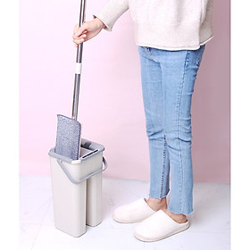 Mua Bộ cây lau nhà 2 ngăn tự vắt thông minh tiện dụng