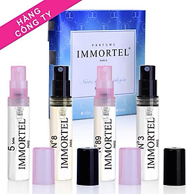 Hình ảnh Bộ 4 Chai Nước Hoa Immortel Paris: 5Sens + No8 + No3 + No89 (3ml/Chai) - 1099