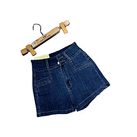 Quần short jean nữ co giãn cao cấp