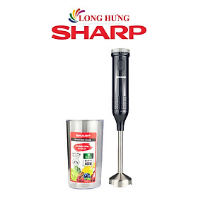 Máy xay sinh tố cầm tay Sharp EM-H074SV-BK - Hàng chính hãng