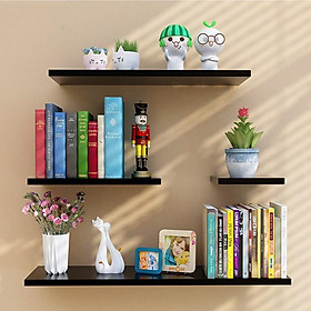 Mua Kệ trang trí Treo Tường Gỗ Lõi Xanh Chống Ẩm Bộ Thanh Ngang (20cmx40cmx60cmx80cm)