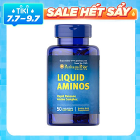 Thực Phẩm Chức Năng - Viên Uống Kích Thích Ăn Ngon, Hỗ Trợ Tăng Cơ, Tăng Cân Liquid Aminos (50 Viên)