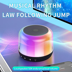 Loa Bluetooth Mini Không Dây TWS Di Động Ngoài Trời Hộp Âm Thanh Hifi 3D LED Rgb Ánh Sáng Cuộc Gọi Âm Thanh Thẻ TF Máy Nghe Nhạc USB Type-C Color: 2PCS