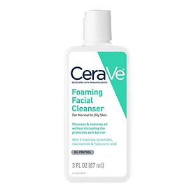 Sữa Rửa Mặt Cerave Foaming Facial Cleanser cho da dầu