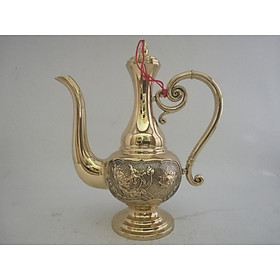 Mua Bình rượu hoa sen Trung  bằng đồng đẹp