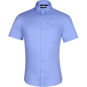 Áo Sơ Mi Nam Tay Ngắn Form Slim Khatoco A1MN438S1-CNMA003-2102-N