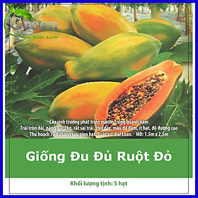 Mua Hạt Giống Đu Đủ Ruột Đỏ Lai F1