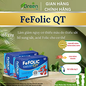 TPBVSK FeFolic - Hỗ trợ làm giảm nguy cơ thiếu máu do thiếu sắt