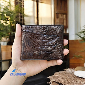 Ví Nam Da Cá Sấu 2 Mặt. Nguyên Bàn Tay Có Móng Đẹp - Phong Cách