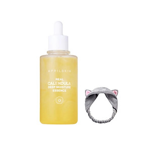 Tinh Chất Dưỡng Ẩm Sâu, Kiểm Soát Nhờn và Làm Dịu Da APRILSKIN Real Calendula Deep Moisture Essence 100ml+ Tặng Kèm 1 Băng Đô Tai Mèo Xinh Xắn ( Màu Ngẫu Nhiên)