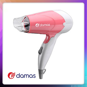 Máy Sấy Tóc Damas JT3377 (Chính Hãng) - Tay cầm gấp gọn tiện dụng, chế độ bảo vệ nguồn điện, tự động ngắt nguồn chống cháy thiết bị