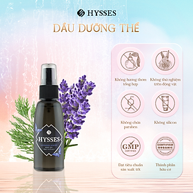 Dầu Dưỡng Thể Hysses Body Oil Với Chiết Xuất Hương Thơm Dễ Chịu Với Kết Cấu Mỏng Nhẹ, Giúp Cấp Ẩm Chuyên Sâu, Phù Hợp Với Mọi Loại Da (65ml)