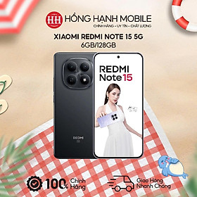Điện Thoại Xiaomi Redmi Note 15 5G 6GB/128GB - Hàng Chính Hãng