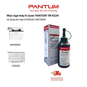 Mua Mực nạp máy in Laser PANTUM TN-412H  sử dùng cho máy in PANTUM P3012D  M6702DW - Hàng chính hãng