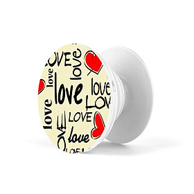 Mua Gía đỡ điện thoại đa năng  tiện lợi - Popsockets - In hình LOVE 06 - Hàng Chính Hãng