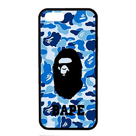Ốp lưng dành cho Iphone 5s B.A.P.E Xanh Chữ - Hàng Chính Hãng