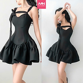 Váy xoè thiết kế 2 dây MINA chất liệu Cotton - MN224