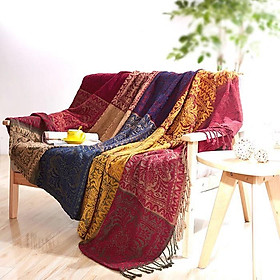 Mua THẢM THỔ CẨM  THẢM VINTAGE  CHĂN PHỦ SOFA SIÊU MỀM MỊN 150cm x 190cm