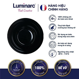 Mua Bộ 6 Đĩa Sâu Thuỷ Tinh Luminarc Diwali Đen 20cm -  LUDIP0787