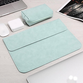 BAO DA, TÚI DA, CẶP DA CHỐNG SỐC CHO MACBOOK, LAPTOP, SURFACE KÈM VÍ ĐỰNG PHỤ KIỆN