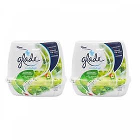 Combo 2 Hộp Sáp Thơm Glade Hương Hoa Lài 180g Hộp+ 1 Túi treo Thơm Mát