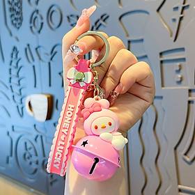 Móc khóa chuông Sanrio hoạt hình kiểu dáng dễ thương, dùng làm quà tắng, trang trí - MK8029