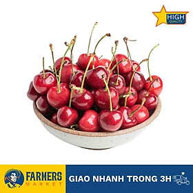 Cherry Đỏ Úc Size 26-28 - Trái căng đỏ, mọng nước, cherry đầu mùa có vị ngọt thanh xen chút chua nhẹ.