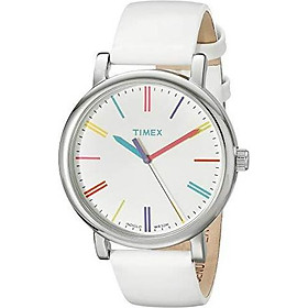 Timex Women's TW2P96200 Originals Tonal Beige Leather Strap Watch