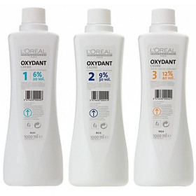Kem trợ nhuộm Oxy L'oreal Oxydant Creme (Dung môi pha thuốc nhuộm) 1000ml
