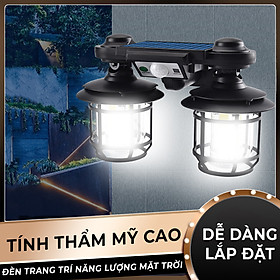 Đèn năng lượng mặt trời, Đèn lồng  vuông- tròn JD-2217 (192 COB), đèn sân vườn - K1530