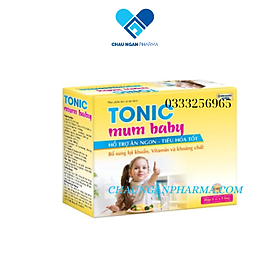 Siro ăn ngon cho bé Tonic Mum Baby bổ sung chất xơ hòa tan cho cơ thể, tiêu hóa tốt, tăng miễn dịch 200ml thành phần từ 5 loại enzyme, vitamin B, DHA