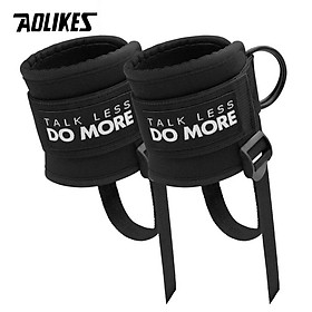 Bộ 2 dây đeo cổ chân tập gym, hỗ trợ tập cơ mông, đùi, chân AOLIKES A-7139
