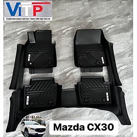 Hình ảnh Thảm sàn ViTP Nhựa 360 Full Tràn Viền Bậc Cửa Xe Mazda CX30