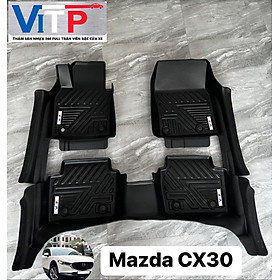 Thảm sàn ViTP Nhựa 360 Full Tràn Viền Bậc Cửa Xe Mazda CX30